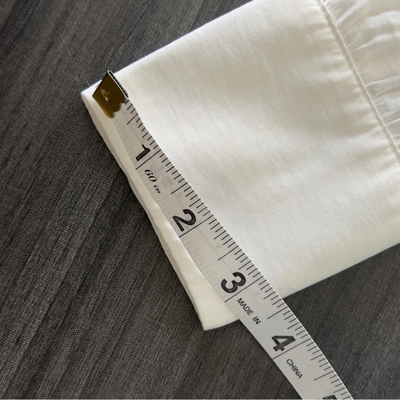 CUPCAKES AND CASHMERE ANTHROPOLOGIE | Womens V Neck Long Sleeve White Blouse. - Picture 7 of 12